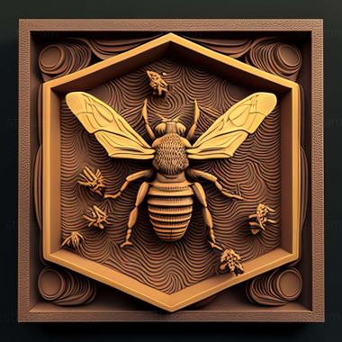 3D модель Пчелиные (STL)